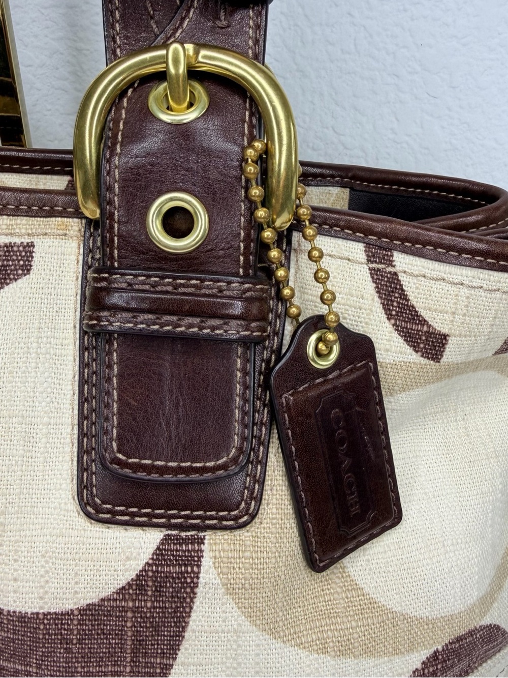 Coach vintage Y2K Soho Monogram canvas shoulder bag - Picture 3 of 13